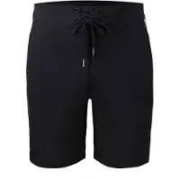 Yeaz Badeshorts 'Davey' sort / hvid