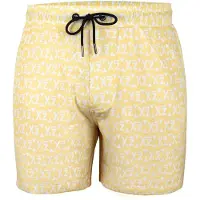 Yeaz Badeshorts 'Seashey' lysegul / hvid