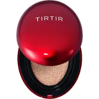TIRTIR Mask Fit Red Cushion Foundation | Japans nr 1-val för glas hud långvarig lätt byggbar täckning semi-matte (22c persika beige 0,63 fl oz (p