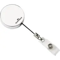 Durable Yoyo til ID-kortholder , forkromet metal - (10 stk.)