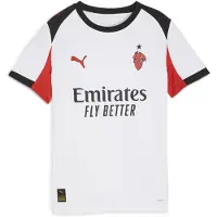 Puma AC Milan 25/26 Away Jersey Youth, Clothing, White/Red, 5-6Y