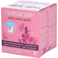 Natracare , Ultra Extra Pads, Organisk Bomuld Dække, Super, 10 Pads