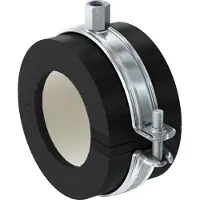 Fischer 560909, Rørholder, Sort, Metallic, 25 - 28 mm, 1,91 cm (0.75), Polyurethan (PU), 0,08 kN