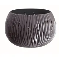 Prosperplast blomsterpotte Bowl Sandy antracit 37 cm (DSK370-S433)