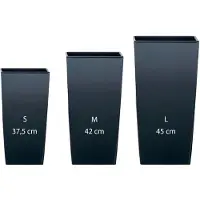 Wellhome Urbi Square 11.4/16.3/firkantet Potte 19l 3 Enheder