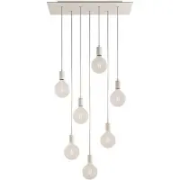 Creative Cables Rose-one Xxl 7 Falls With Light Bulb Pendellampe