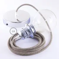 Creative Cables Rd73 Zigzag Diy 2 M Hængende Lampe Pendel Til Lampeskærm