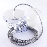 Creative Cables Rz04 Zigzag 50 Cm Hængende Lampe Pendel Til Lampeskærm