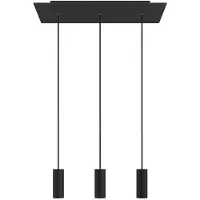 Creative Cables Rectangular Rose-one Xxl Tub E14 3 Falls With Bulbs Pendellampe