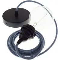Creative Cables Rz25 Zigzag 50 Cm Hængende Lampe Pendel Til Lampeskærm