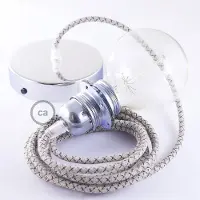 Creative Cables Rd64 Lozenge 50 Cm Hængende Lampe Pendel Til Lampeskærm