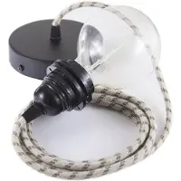 Creative Cables Rd53 Stripes 50 Cm Hængende Lampe Pendel Til Lampeskærm