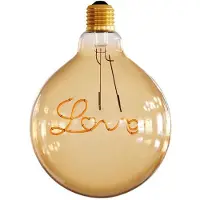 Creative Cables Cbl700216 Love E27 5w 250 Lumens 2000k Kugleformet Led-filamentpære