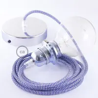 Creative Cables Rz12 Zigzag 2 M Hængende Lampe Pendel Til Lampeskærm