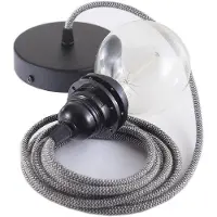 Creative Cables Rd74 Zigzag 50 Cm Hængende Lampe Pendel Til Lampeskærm