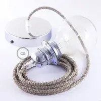 Creative Cables Rd73 Zigzag 1 M Hængende Lampe Pendel Til Lampeskærm