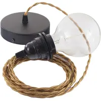 Creative Cables Tm22 1 M Hængende Lampe Pendel Til Lampeskærm