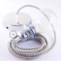 Creative Cables Rd64 Lozenge Diy 2 M Hængende Lampe Pendel Til Lampeskærm