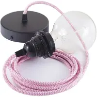 Creative Cables Rz08 Zigzag 1 M Hængende Lampe Pendel Til Lampeskærm
