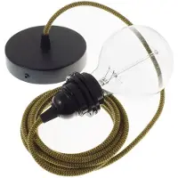 Creative Cables Rz27 Zigzag 1 M Hængende Lampe Pendel Til Lampeskærm