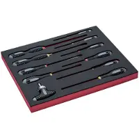 Bahco For Slotted And Phillips In Foam Tray 2-3 Fit&go Skruetrækkersæt 11 Enheder
