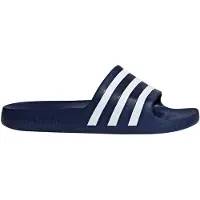 Adidas Pantoletter 'Adilette Aqua' mørkeblå / hvid