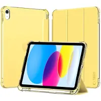 Tech-Protect iPad 2022/2025 SmartCase Pen Hybrid Tri-Fold Folio Cover - Krystal gul