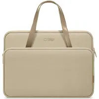 Tech-Protect bæretaske til 13-14" bærbar computer - Beige
