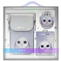 Nimmy Etui til AirTag Big Eyed Pet 2.0 Kanin Lilla