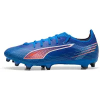 Puma ULTRA 6 MATCH FG/AG Football Boots Unisex, Shoes, Ultra Blue/White/Glowing Red, 48