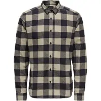 Only & Sons Skjorte 'ONSGudmund' elfenben / navy