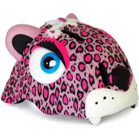 Crazy Safety Leopard, cykelhjelm, junior, pink