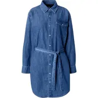 G-Star Belted Shirt Dress - Dark blue - Women