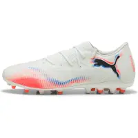 Puma FUTURE 8 MATCH MG Low Football Boots Unisex, Shoes, White/Black/Glowing Red, 44.5
