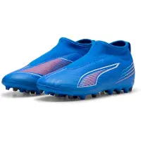 Puma ULTRA 6 MATCH+ MG Laceless Football Boots Youth, Age, Ultra Blue/White/Glowing Red, 28