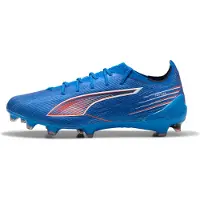 Puma ULTRA 6 ULTIMATE FG Football Boots Unisex, Shoes, Ultra Blue/White/Glowing Red, 35.5