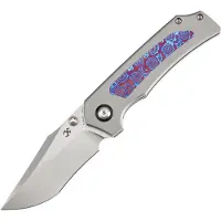 Kansept Knives Fermi Linerlock Timascus