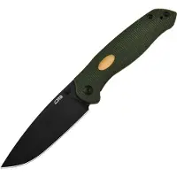 CJRB Aes Linerlock Green Micarta