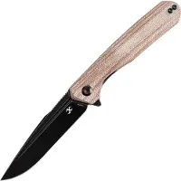 Kansept Knives Qilin Linerlock Brown Mic