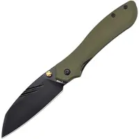 CJRB Fugly Linerlock Green G10