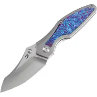 Kansept Knives Baba Yaga Framelock Timascus