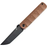 Kansept Knives BTF Linerlock Brown Micarta
