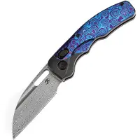 Kansept Knives Vivid Crossbar Lock Timascus