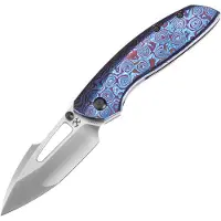 Kansept Knives Link Framelock Timascus