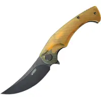 Kubey Scimitar Linerlock Ultem