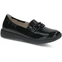 Caprice Slipper, black, made of Leather, Size 37