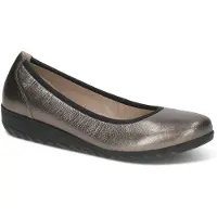 Caprice Ballerina, metallic, made of Leather with Wedge heel, Size 38