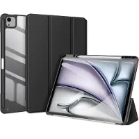 DUX iPad Air 13 2024/2025/2026 Toby Tri-Fold Smart Folio Cover - Sort