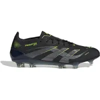 Adidas Predator Elite FG Electric Stealth - Sort/Grå/Grøn - Græs (FG), størrelse 40