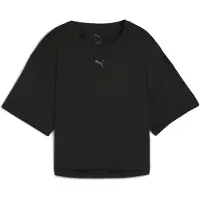 Puma Funktionsbluse 'Cloudspun' mørkegrå / sort
